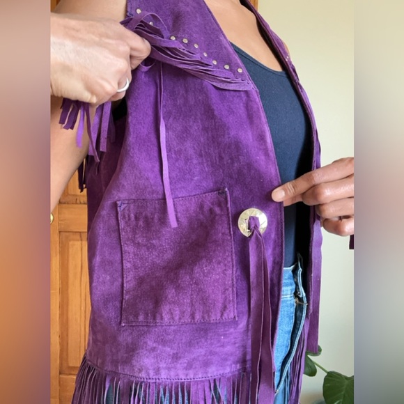 Suede fringe vest - Picture 3 of 7